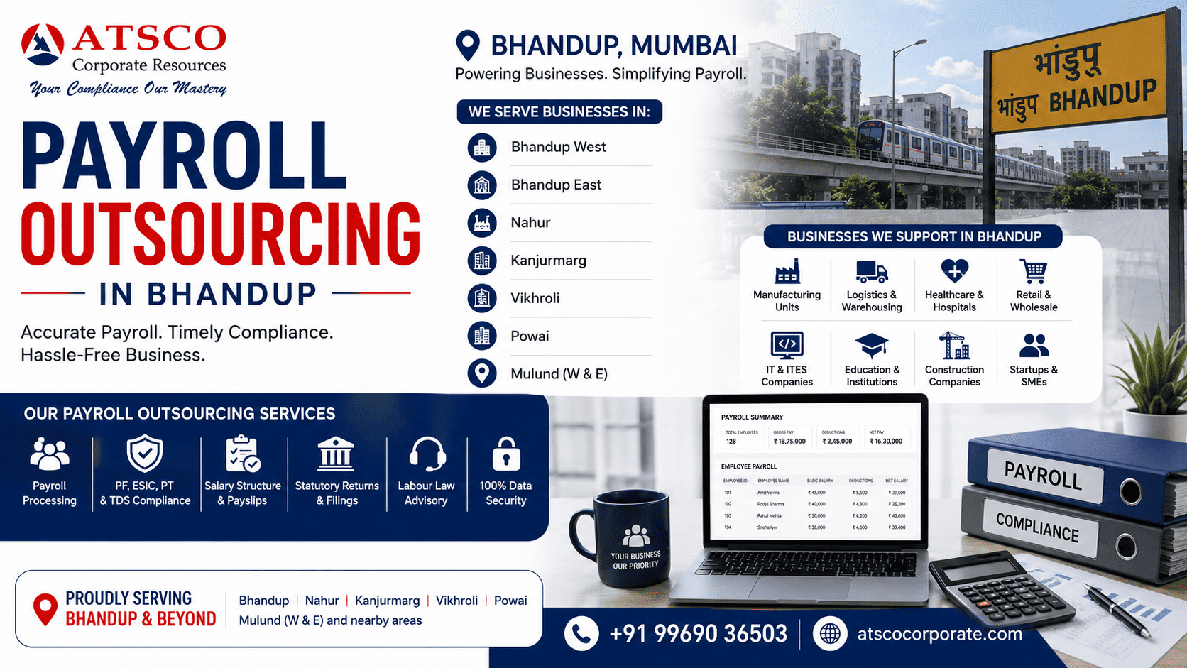 Payroll Outsourcing Services in Bhandup
