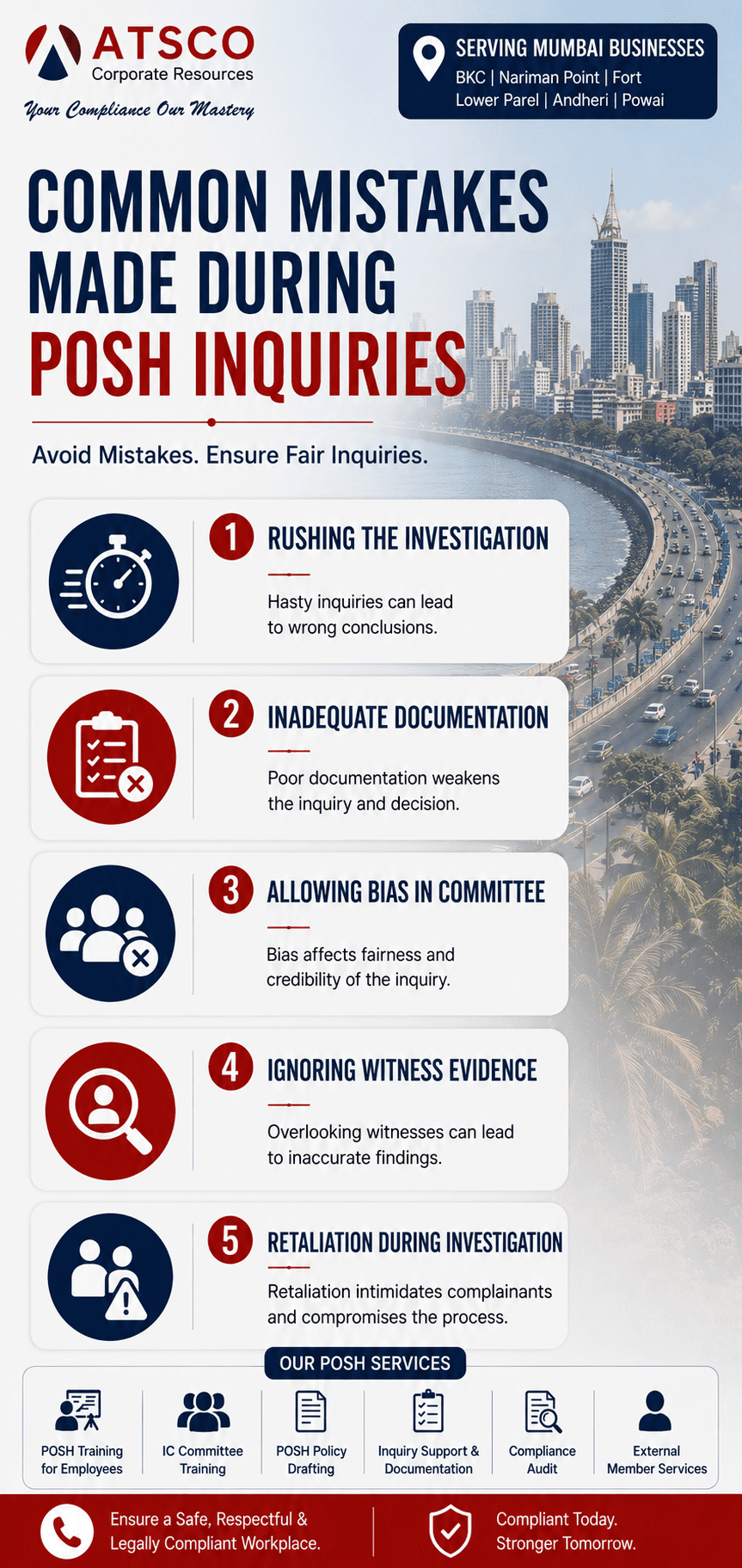 documentation mistakes guide in posh inquiry